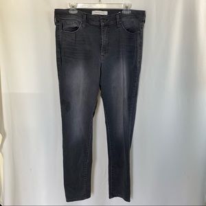 American vintage dark jeans 16/33 high rise skinny
